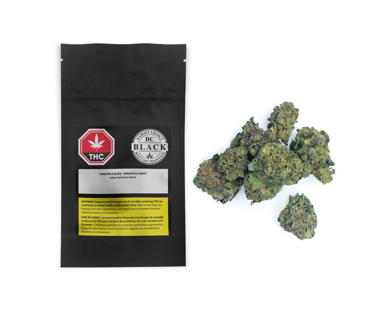 BC Black Pineapple Buds Pineapple Party 3.5g Dried Flower