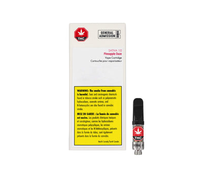 General Admission Pineapple Daze 0.95g Prefilled Vape Cartridge