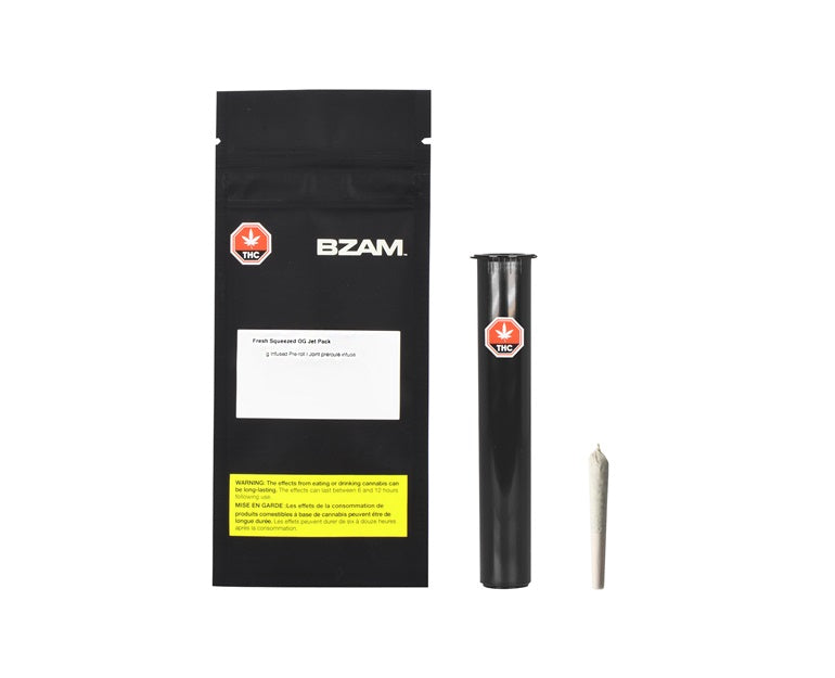 BZAM Fresh Squeezed OG 1 x 1g Infused Pre-Roll