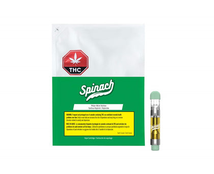 Spinach Polar Mint Vortex 1.0g Prefilled Vape Cartridge