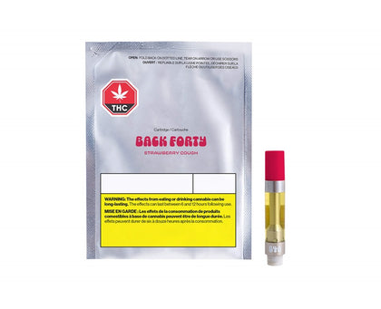 Back Forty Strawberry Cough 1.0g Prefilled Vape Cartridge