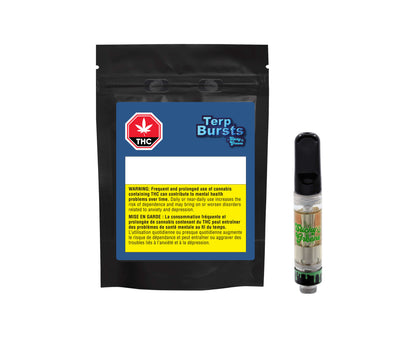 Sticky Greens Terp Bursts Fruity O's 1.0g Prefilled Vape Cartridge