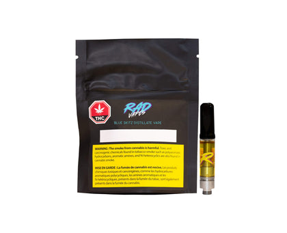 RAD Blue Zkittles Distillate 1.0g Prefilled Vape Cartridge