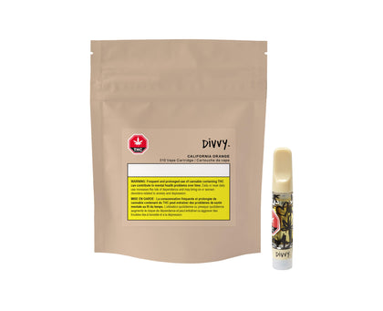 Divvy California Orange 1.0g Prefilled Vape Cartridge