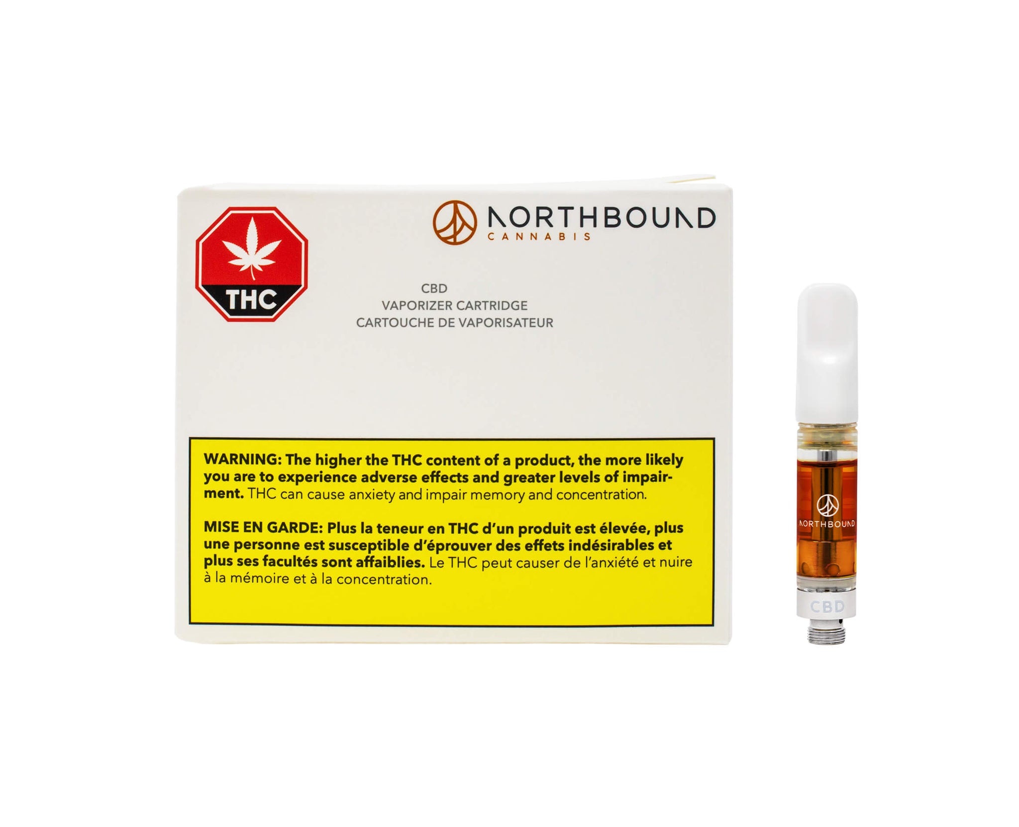 Northbound Cannabis CBD Sour Tangie x Cannatonic 1.0g Prefilled Vape Cartridge