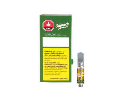 Spinach Rockstar Kush 0.5g Prefilled Vape Cartridge