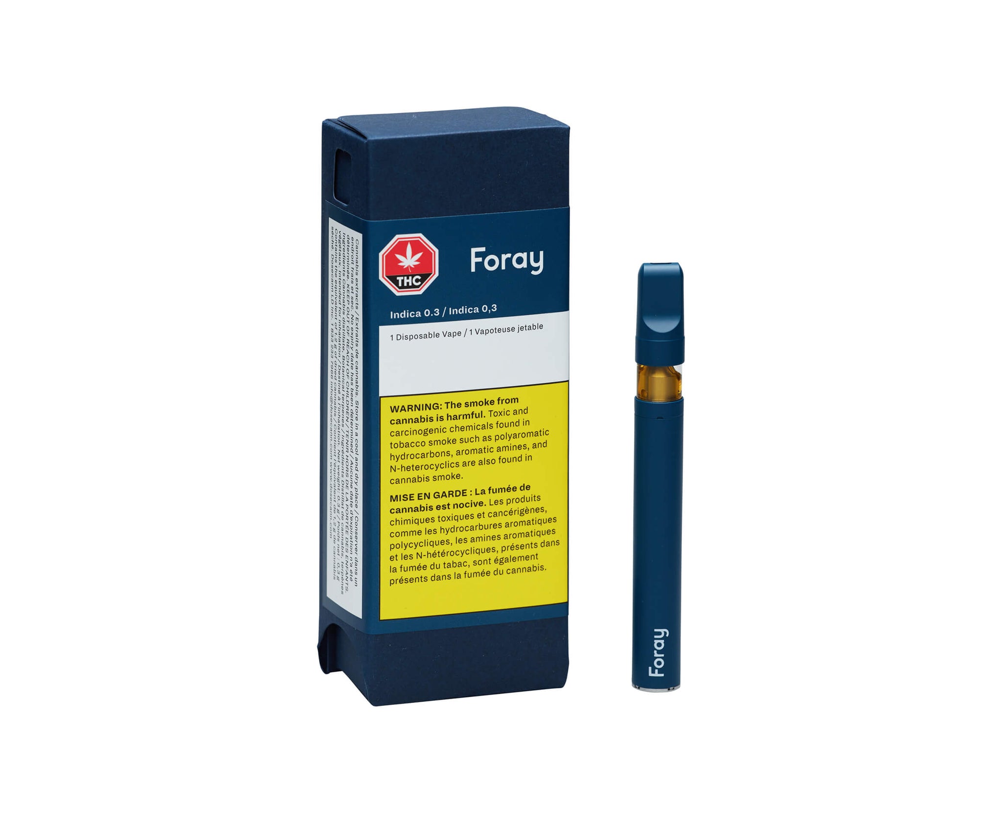 Foray Indica 0.3g Disposable Vape Pen