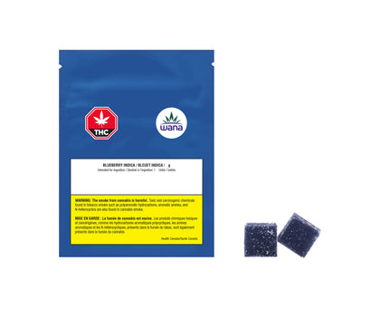 Wana Sour Soft Chews Blueberry 2 x 4.5g