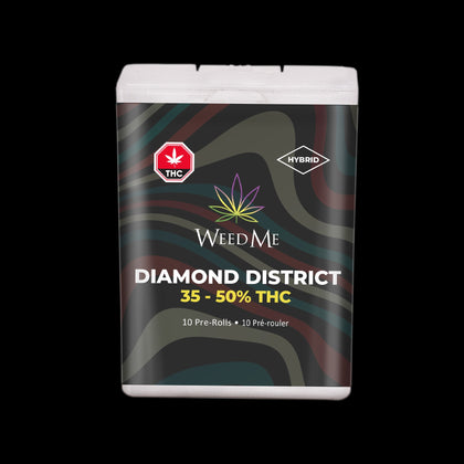 Weed Me Diamond District 10 x 0.25g Infused Pre-Rolls