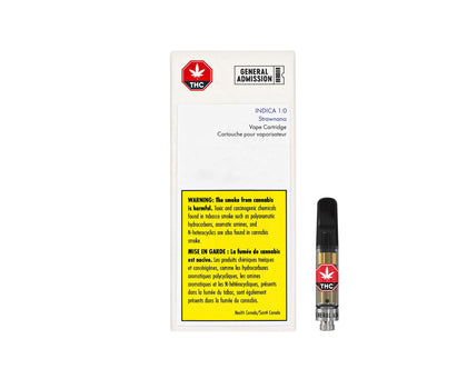 General Admission Strawnana 0.95g Prefilled Vape Cartridge