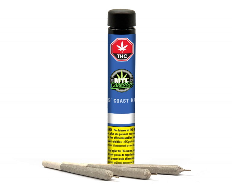 MTL Cannabis Wes' Coast Kush 3 x 0.5g Pre-Rolls