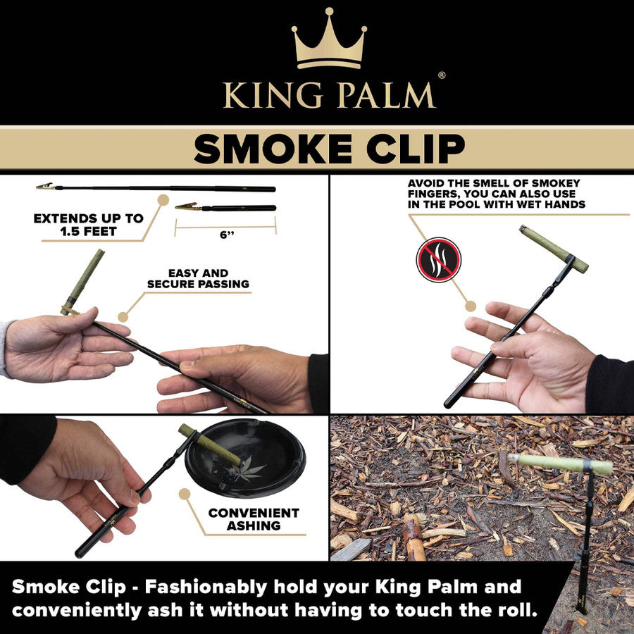 Gold Smoke Clip Display by King Palm