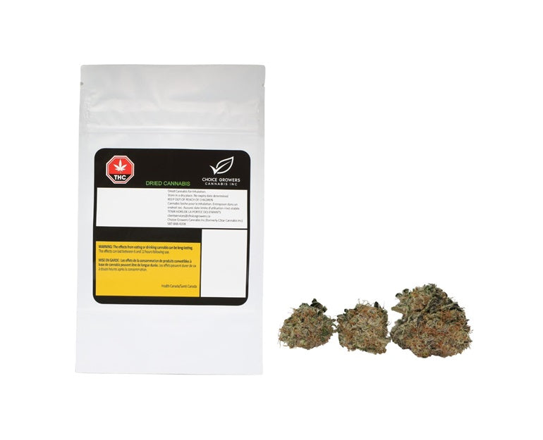 Choice Growers Cannabis Inc Blackberry Cheesecake 3.5g Dried Flower